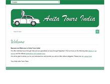 Tablet Screenshot of anitatoursindia.com